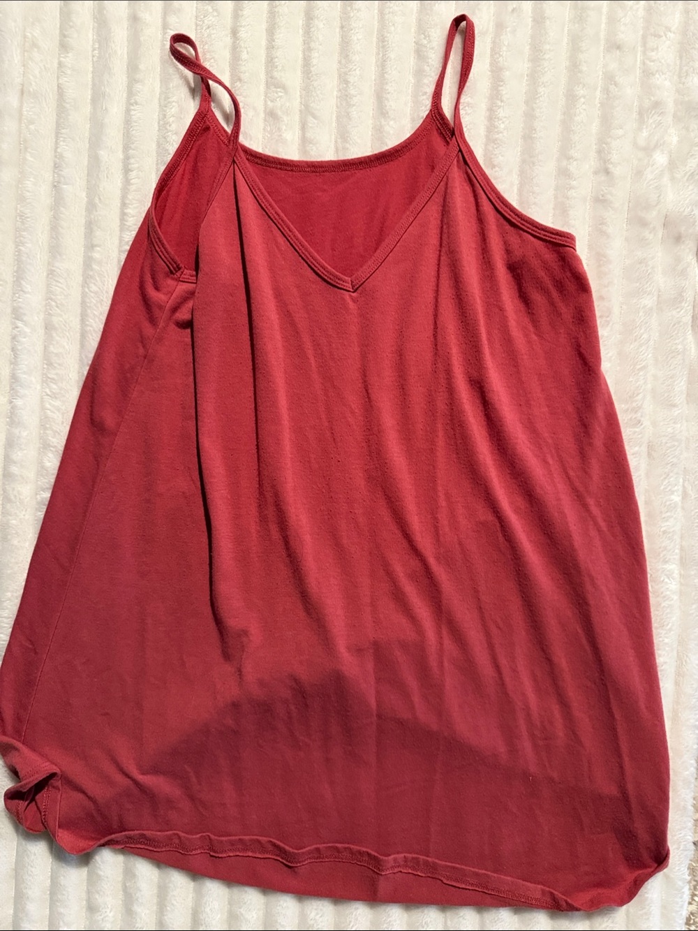 Zenana Outfitters Red V-Neck Spaghetti Strap Camisole